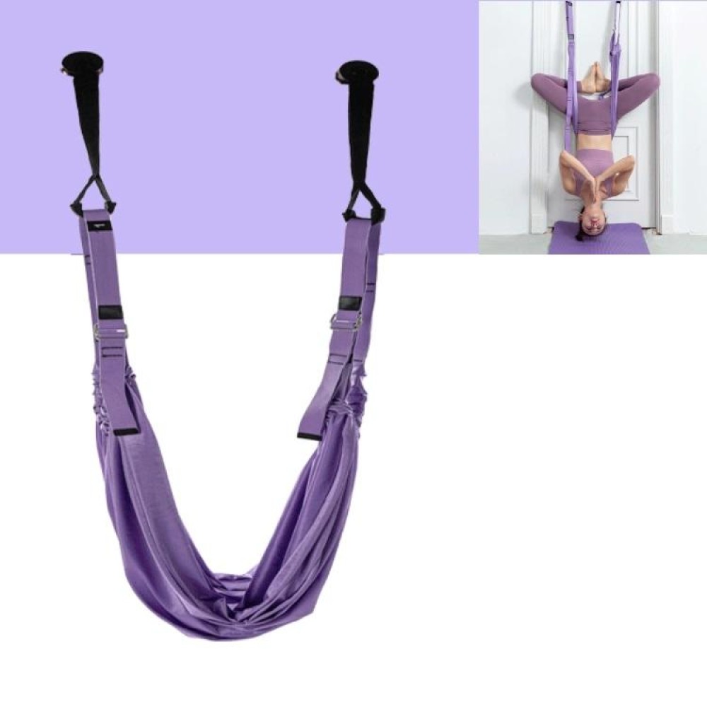 Air Split Leap Stretch Yoga Belt Inverted Stretch Splits Backbending Trainer Yoga Rope(Purple)