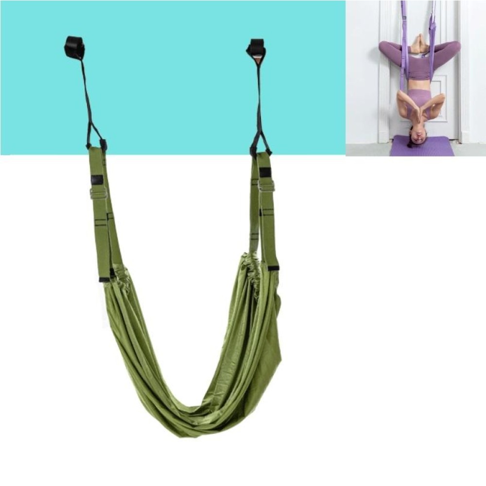 Air Split Leap Stretch Yoga Belt Inverted Stretch Splits Backbending Trainer Yoga Rope(Green)