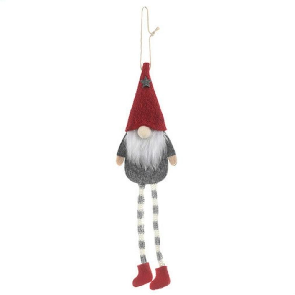 Christmas Ornaments Forest Old Man Doll Pendant(Red Hat)
