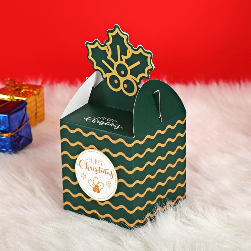 Christmas Eve Apple Packaging Gift Box Candy Box (Green)