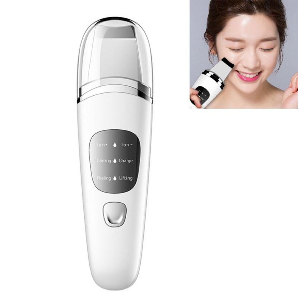Ultrasonic Shoveling Machine Facial Peeling Beauty Instrument(White)