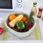 Double-Layer Vegetable Washing & Draining Basket Kitchen Fruit & Vegetable Storage Basket(  Green)