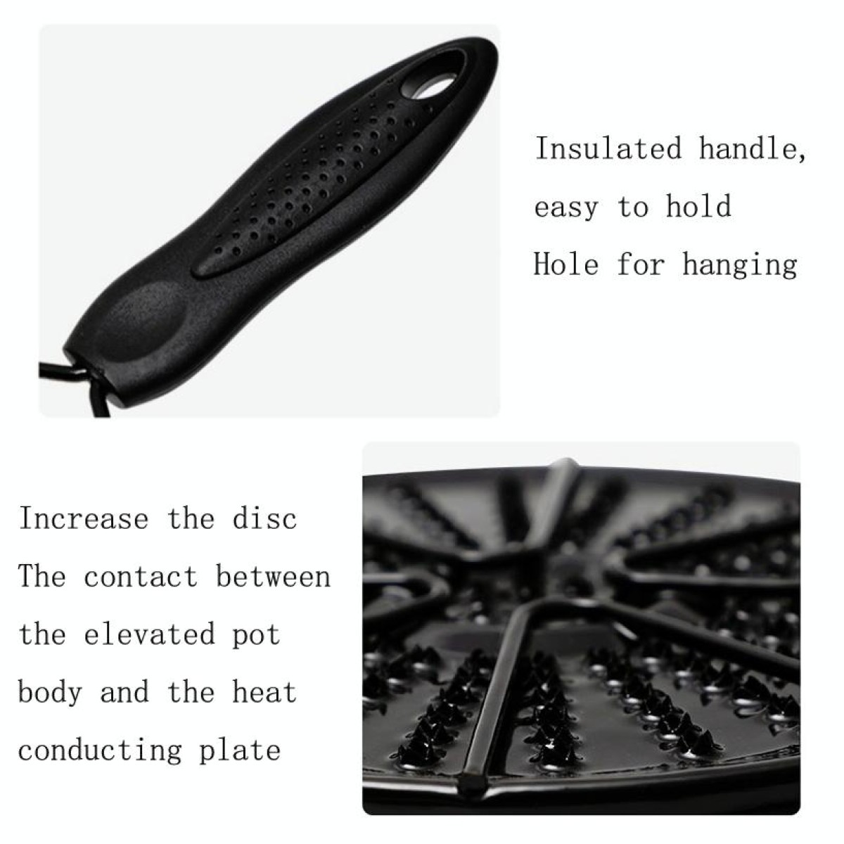 Gas Stove Auxiliary Heating Pad Cookware Anti-Scorch Anti-Skid Energy-Saving Heat Conduction Plate