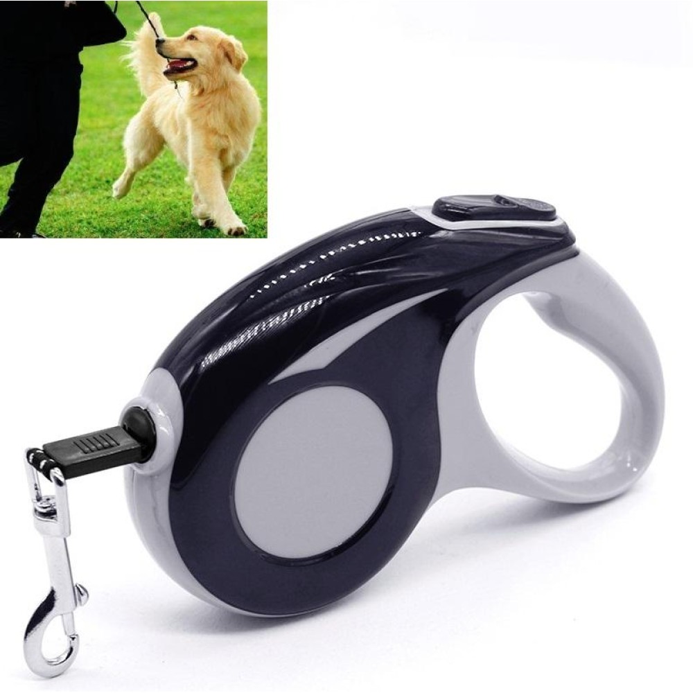Automatic Pet Traction Device Household Dog Walking Retractable Traction Rope, Length:3m(Black)