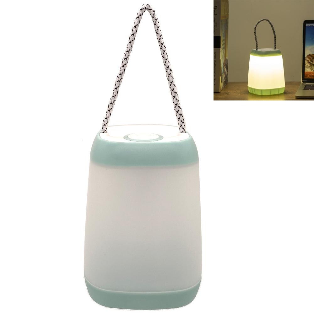 Portable Night Light Bedroom Baby Nursing Eye Protection Bedside Lamp, Style:Dry Battery(Green)