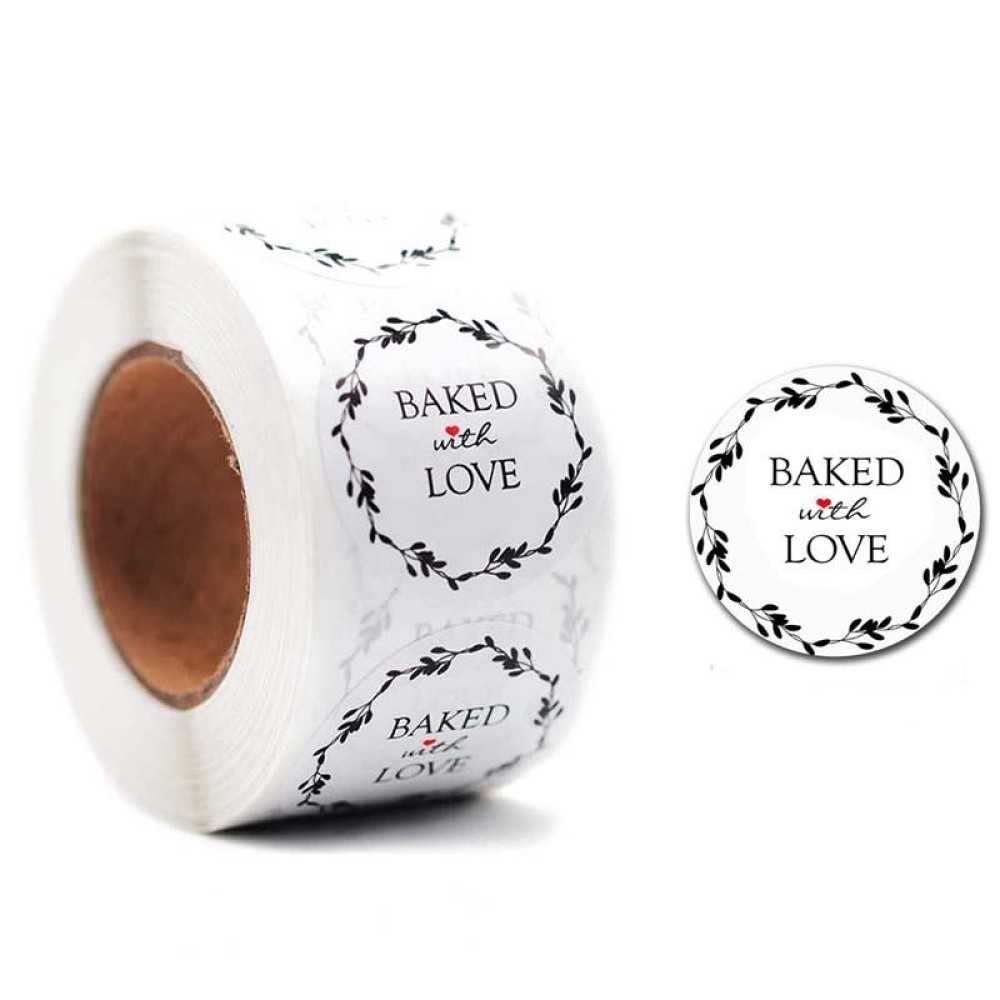 Roll Seal Stickers Thank You  Stickers  Wedding Decoration Stickers Label, Size: 2.5cm/1inch(A-11)