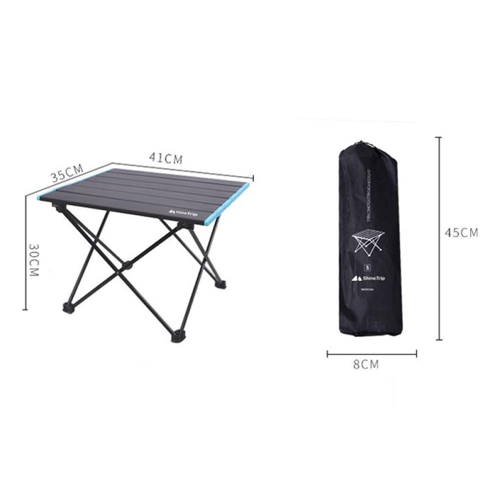 Outdoor Aluminum Alloy Folding Table Camping Picnic Portable Folding Table Barbecue Table Stall Small Dining Table, Size:Small