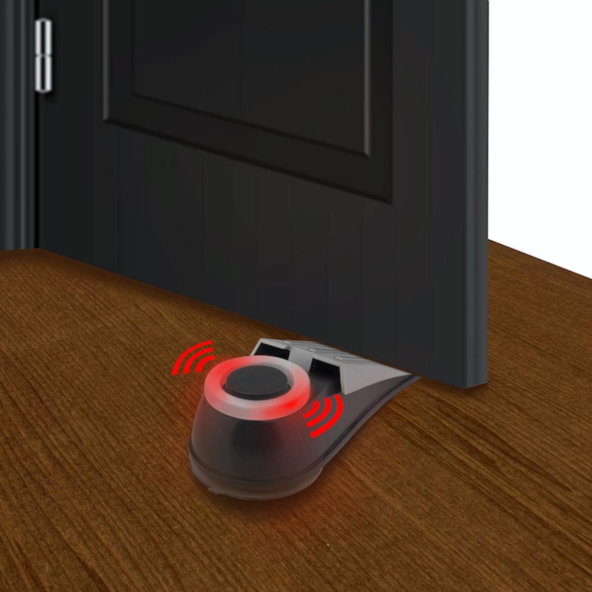 MSA-803 Window Vibration Alarm Door Stopper Flashing Light Burglar Alarm