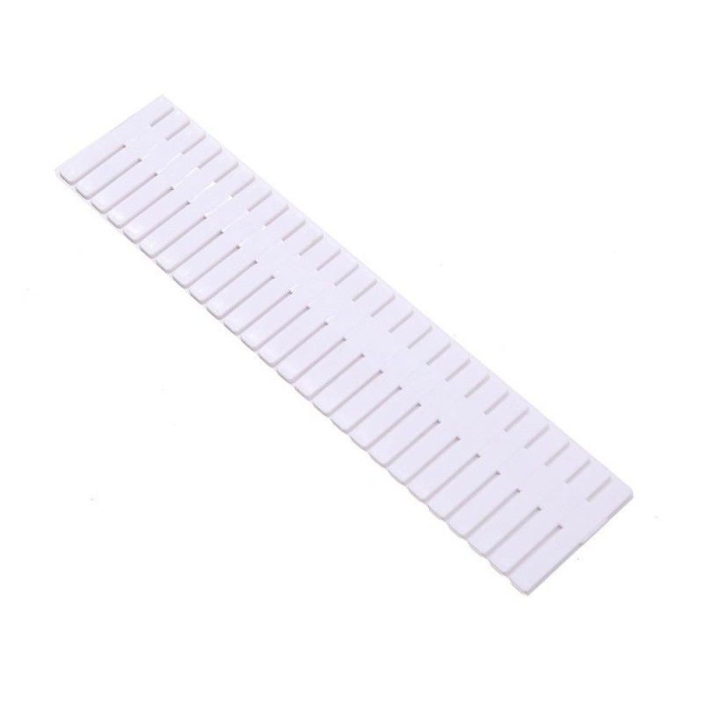 Plastic Drawer Divider Free Combination Classification Storage Board, 4pcs/Pack, Specification: 47x7cm(White)