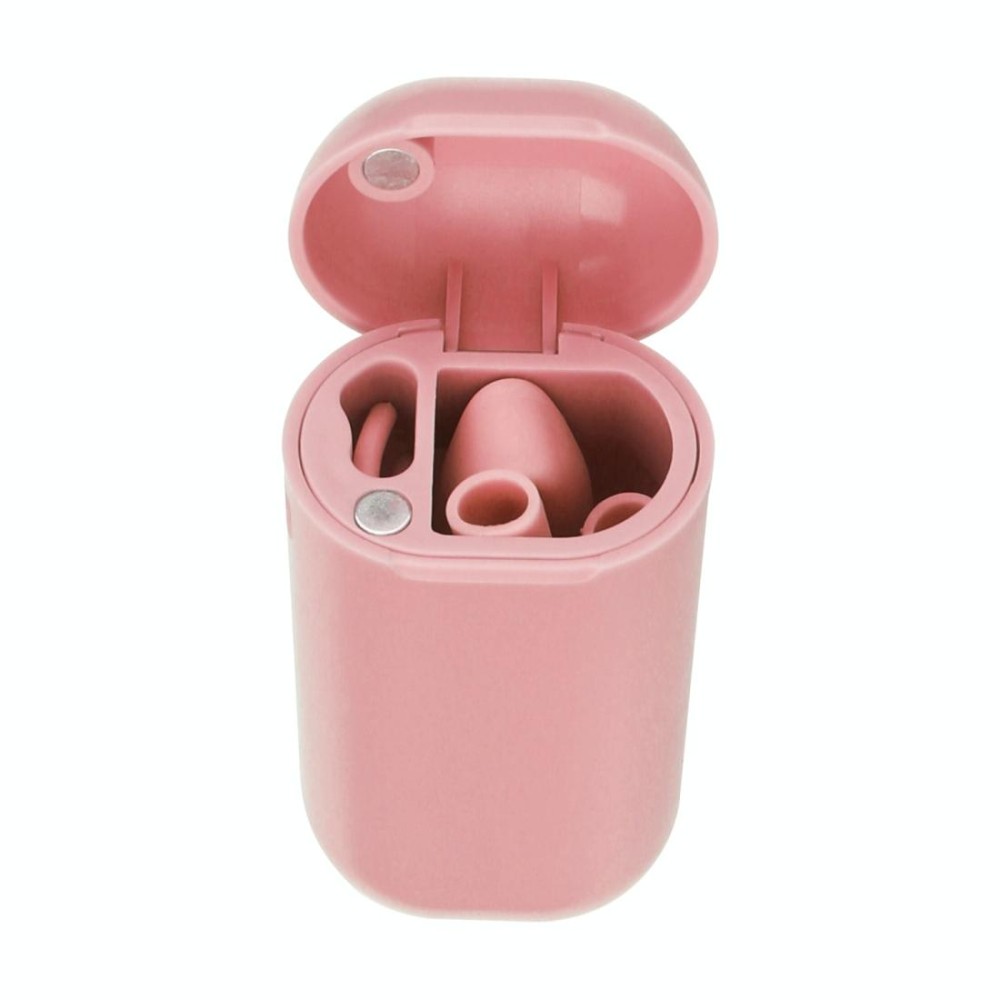 Portable Foldable Collapsible Reusable Silicone Drinking Straw Outdoor Household Drinking Tool, Straw Size: 230x8mm, Sytle:Section Node Straw(Pink)