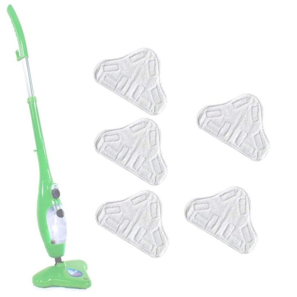 5 PCS Steam Mop Triangle Cloth Cover Replacement Pad for X5/H2O