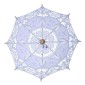 Wedding Bridal Lace Umbrella Shooting Props Wedding Supplies, Size: Length 26cm/ Diameter 29cm(White)
