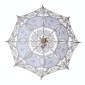 Wedding Bridal Lace Umbrella Shooting Props Wedding Supplies, Size: Length 43/Diameter 45cm(Milky White)