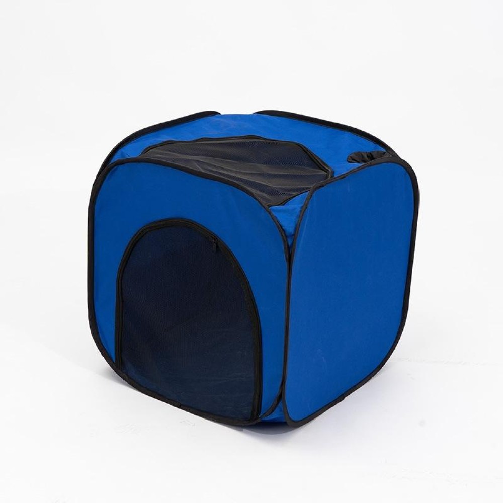 Pet Hair Drying Box Foldable Pet Dry Room Pet Hair Dryer Cage(Royal Blue)