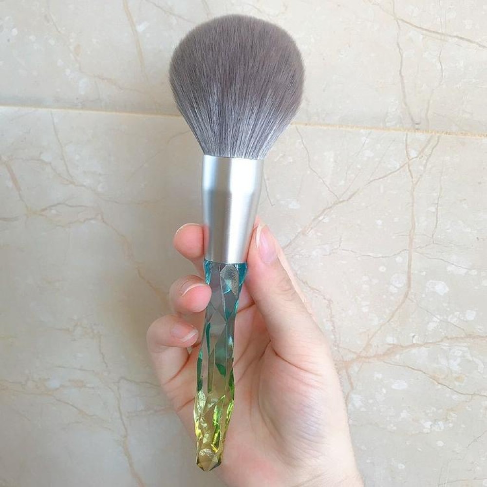 Makeup Brush Corn Silk Fiber Hair Can Washing Makeup Brush, Style:Green Loose Powder Brush