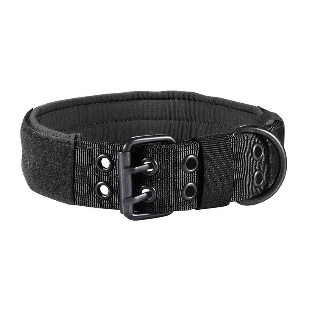 Multifunctional Adjustable Dog Leash Pet Outdoor Training Wear-Resistant Pull-Resistant Collar, Size:M(Black)