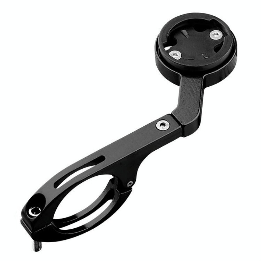 Bicycle Mountain Bike Aluminum Alloy Code Table Stand Universal Code Table Extension Flashlight Bracket(Black)