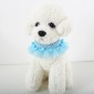 Lace Pet Adjustable Collar Cat Dog Photo Accessories, Size:S 20-25cm(Blue)