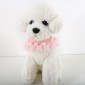 Lace Pet Adjustable Collar Cat Dog Photo Accessories, Size:M 25-30cm(Pink)