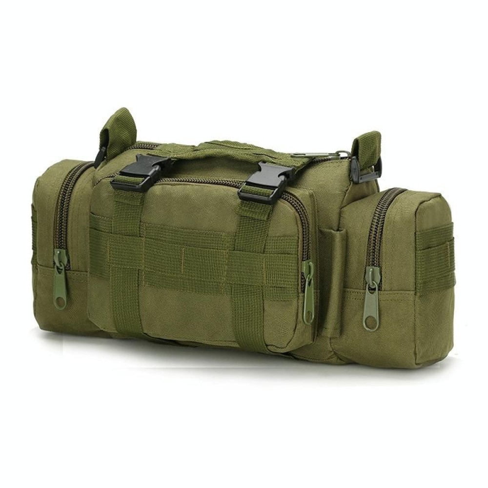 B04 Sports Outdoor Fishing Waterproof Waist Bag Photography Multifunctional Bag(Army Green)