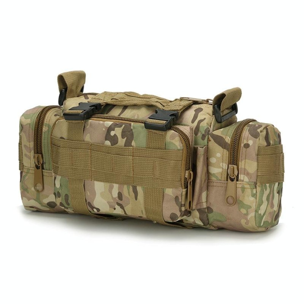 B04 Sports Outdoor Fishing Waterproof Waist Bag Photography Multifunctional Bag(CP Camouflage)