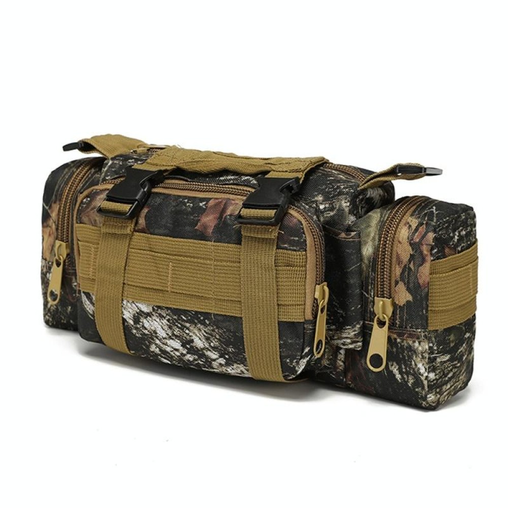 B04 Sports Outdoor Fishing Waterproof Waist Bag Photography Multifunctional Bag(Maple Camouflage)