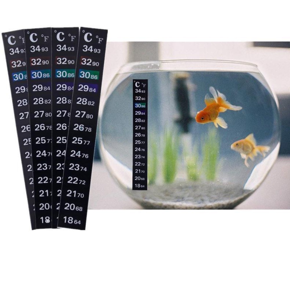 Digital Aquarium Fish Tank Fridge Thermometer Sticker Temperature Measurement Sticker