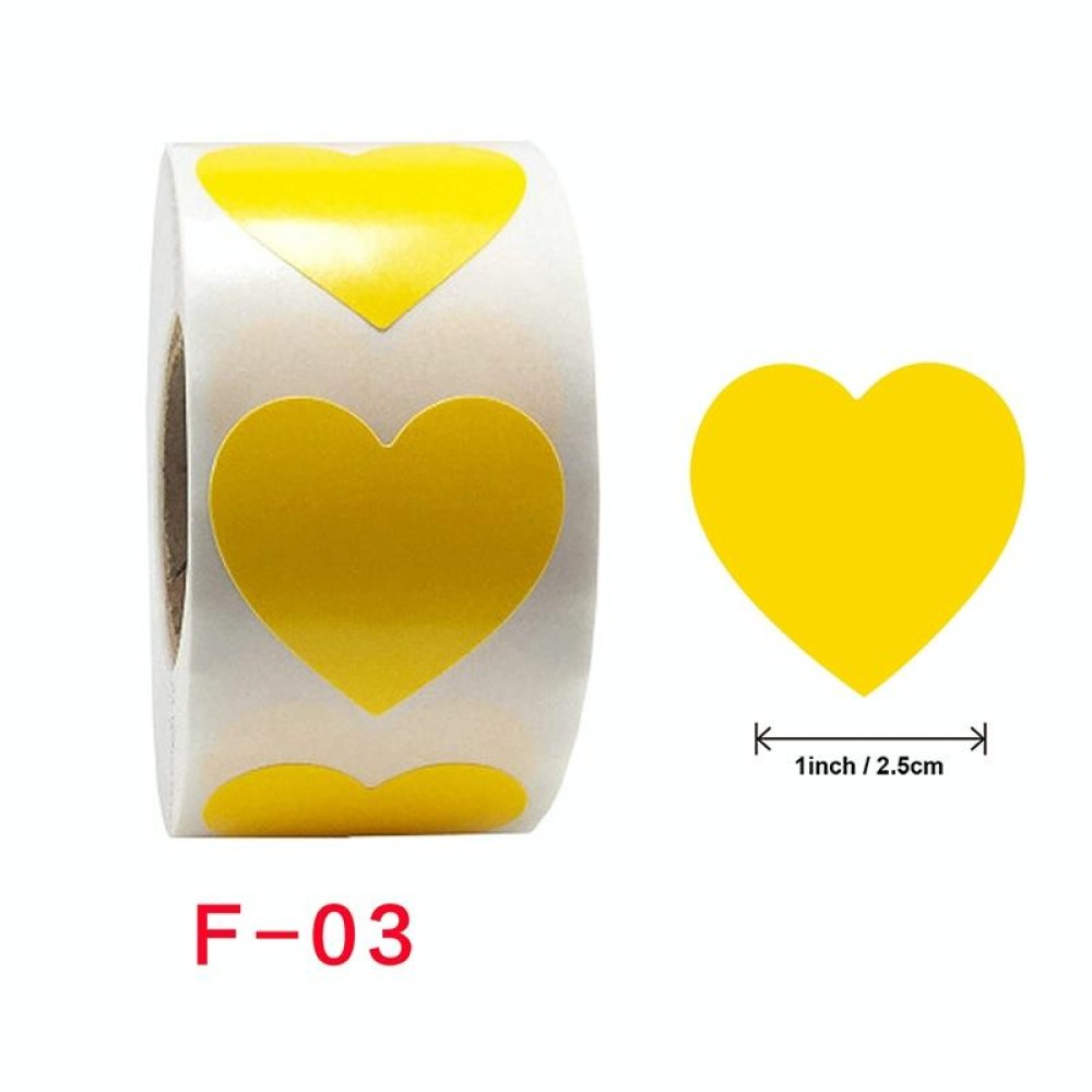 10 PCS Love Sticker Label Gift Decoration Sealing Sticker, Size: 2.5cm / 1 inch(F-03)