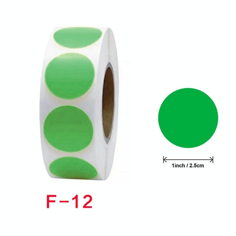 Color Sticker Decorative Sticker Label, Size: 2.5cm / 1 inch(F-12)
