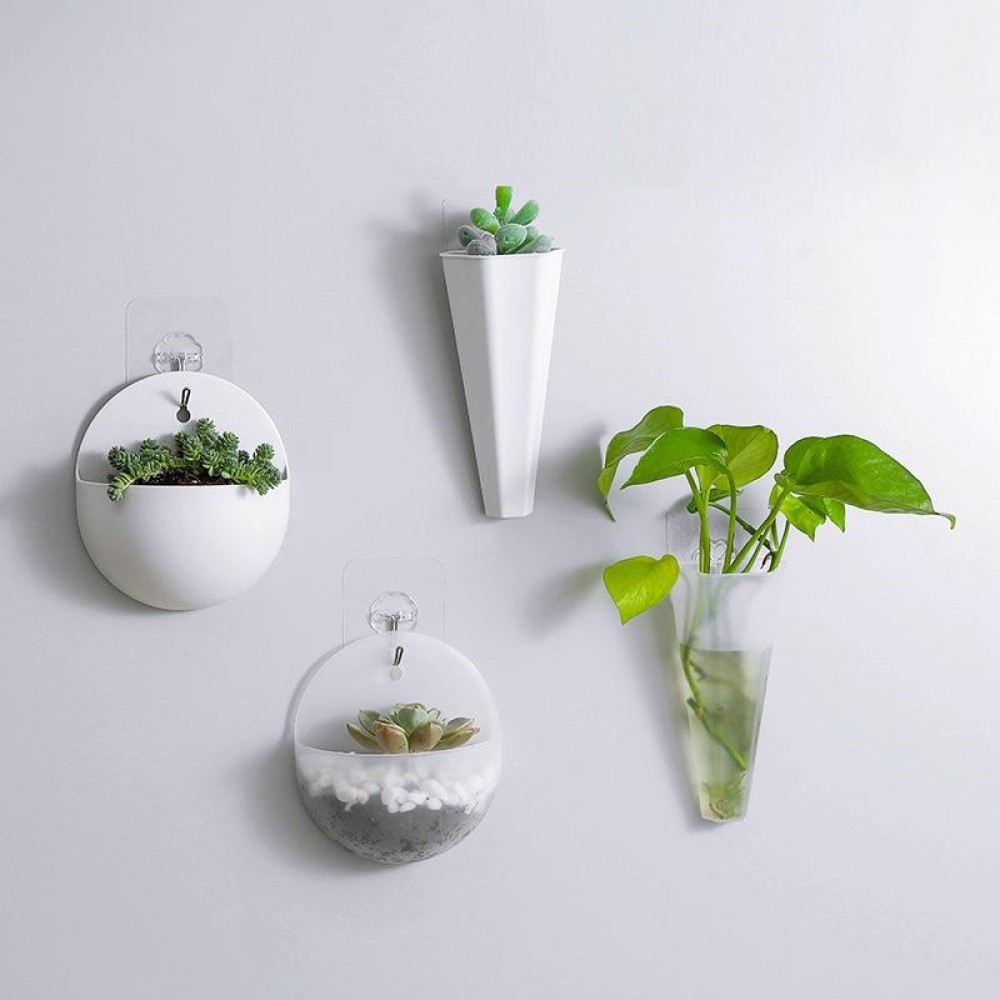 4 In1 Wall-Mounted Flower Pots Lazy Plastic Flower Pots On The  Wall