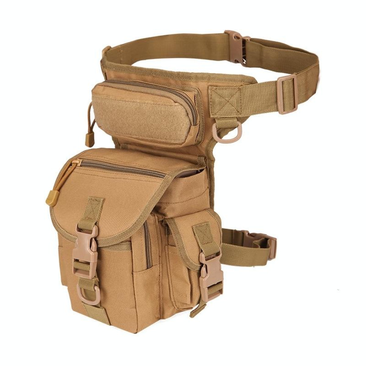 A90 Waterproof Oxford Cloth Messenger Bag Photography Equipment Sports Leg Bag(Brown)