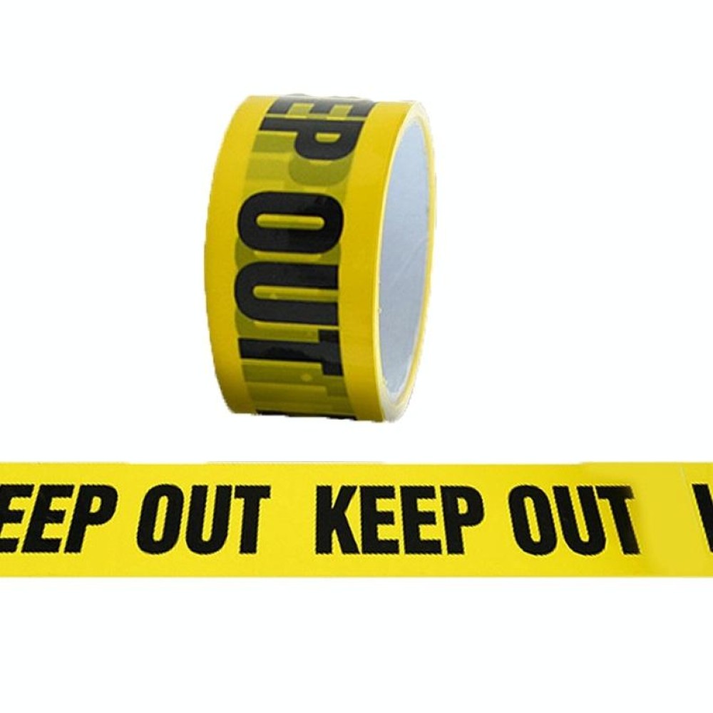 Floor Warning Social Distance Tape Waterproof & Wear-Resistant Marking Warning Tape(Keep Out)