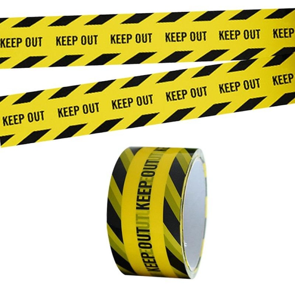Floor Warning Social Distance Tape Waterproof & Wear-Resistant Marking Warning Tape(Twill Keep Out)