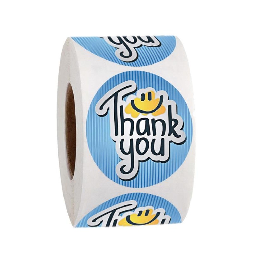 Thank You Baking Cake Wedding Decoration Stickers, Size: 2.5cm / 1 inch(A-65)