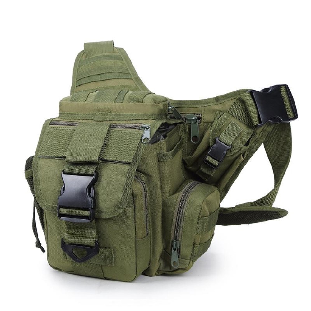 B03 One-Shoulder Messenger Waterproof Oxford Cloth Camera Bag(Army Green)