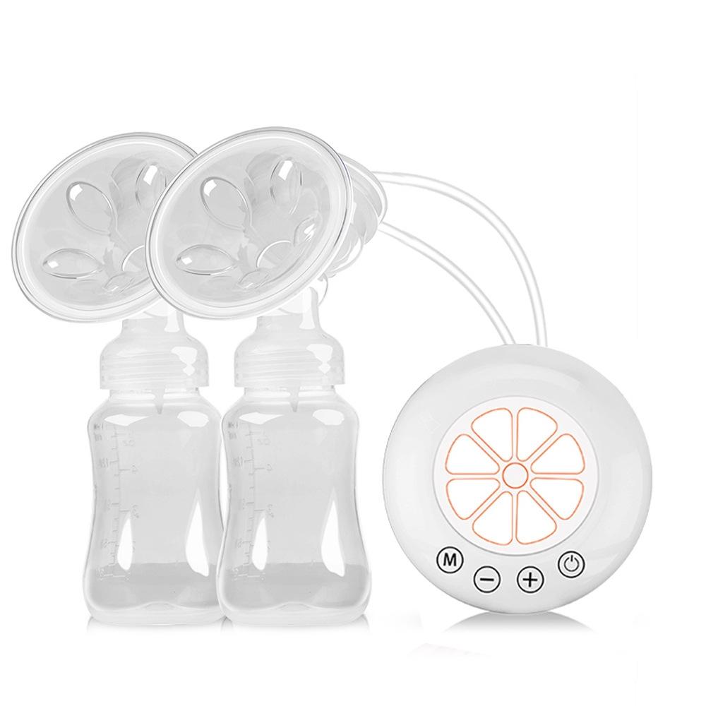 Large Suction Smart Electric Bilateral Breast Pump 12-Speed Silent Breast Pump(White)