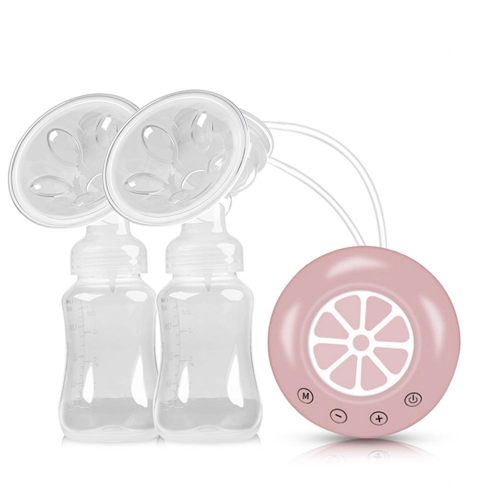 Large Suction Smart Electric Bilateral Breast Pump 12-Speed Silent Breast Pump(Pink)