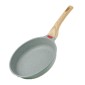Maifan Stone Flat-Bottomed Non-Stick Pan Household Steak Frying Pan For Induction Cooker, Size:20cm(Without Lid)
