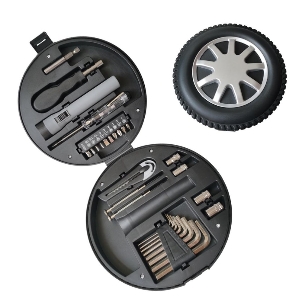 29 In 1 Creative Gift Tire-Shaped Household Hardware Tool Set