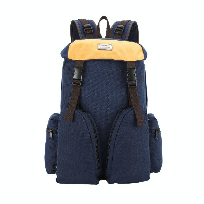 B0031 Mori Color Matching Backpack Wear-Resistant And Scratch-Resistant Computer Bag(Sapphire)