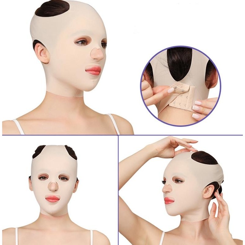074 Skin Tone  Enhanced Version For Men And Women Face-Lifting Bandage V Face  Double Chin Shaping Face Mask