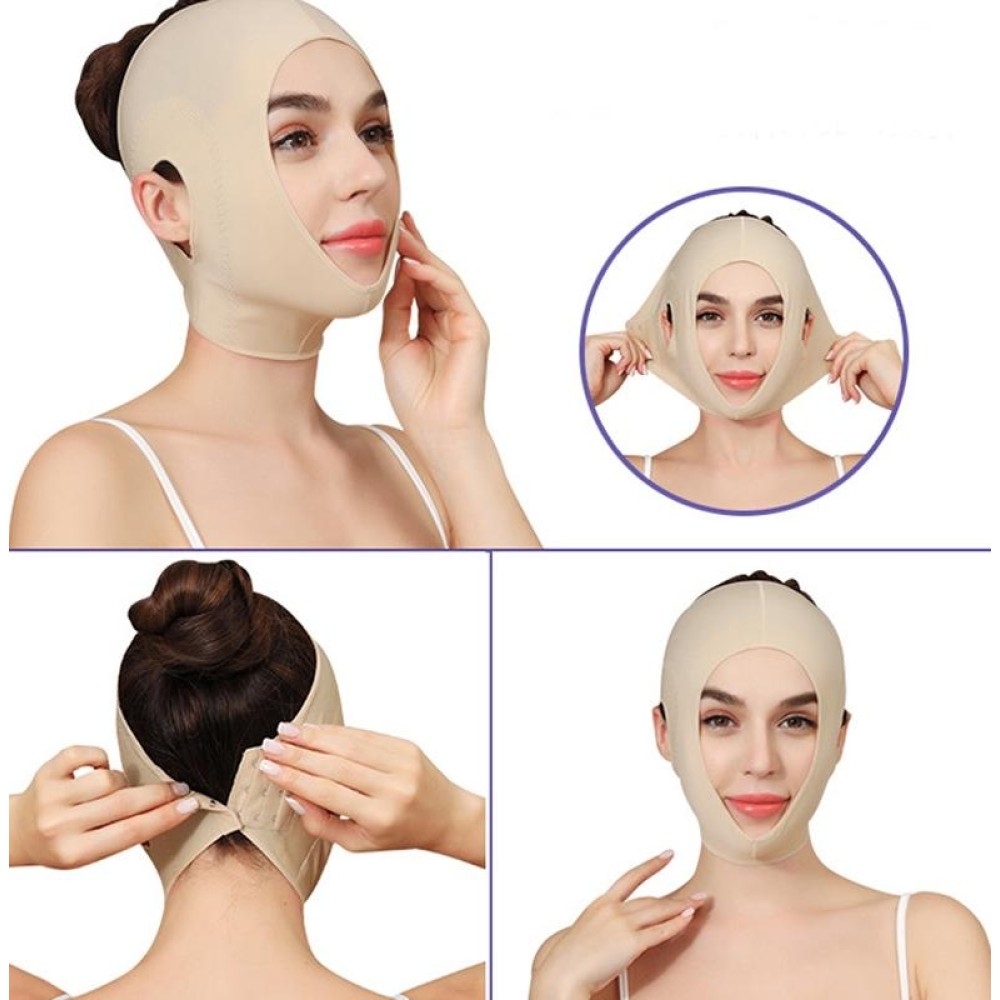 076 L Size Enhanced Version For Men And Women Face-Lifting Bandage V Face  Double Chin Shaping Face Mask