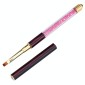Cat Eye Pen Barrel Painted Pen With Diamond Light Therapy Nail Tool Light Therapy Pen(1# Red Stripes (Flat Head))