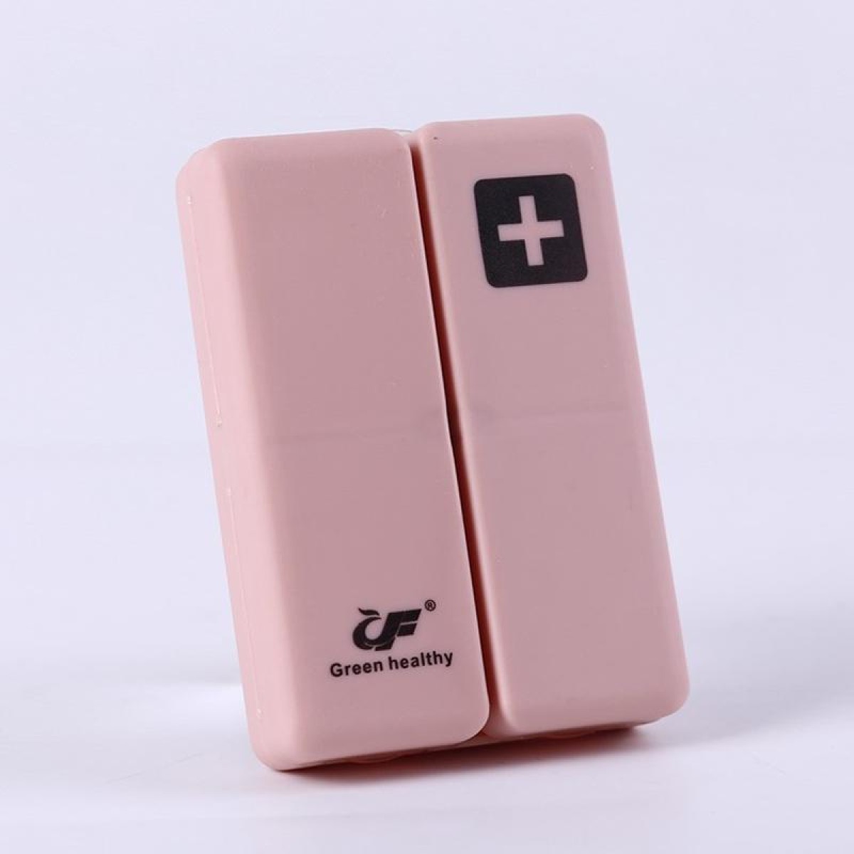 Folding Portable Sealed and Dispensing Small Pill Box(Pink)