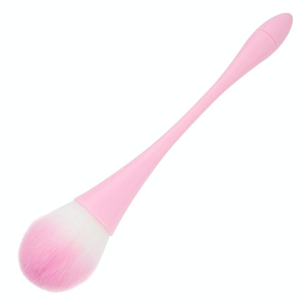 Single Small Waist Makeup Brush Nail Powder Dust Blush Loose Powder Brush, Specification: Pink Rod Pink Hair