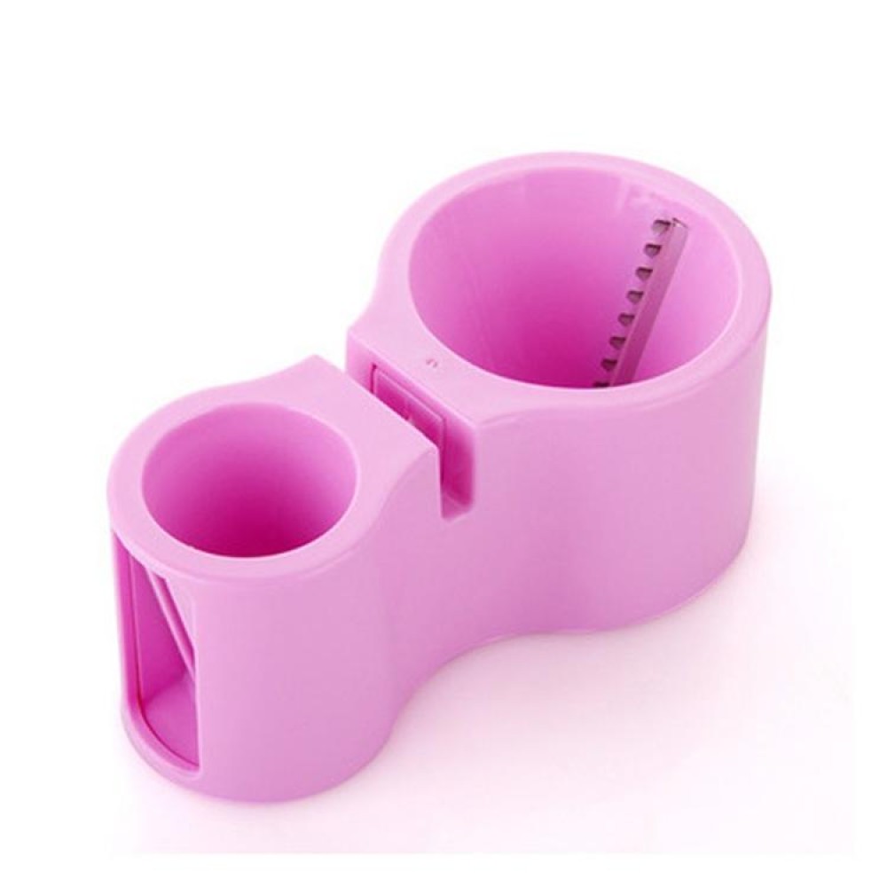 2 PCS Multifunctional Spiral Double-Headed Grater With Sharpener Kitchen Gadgets(Pink)