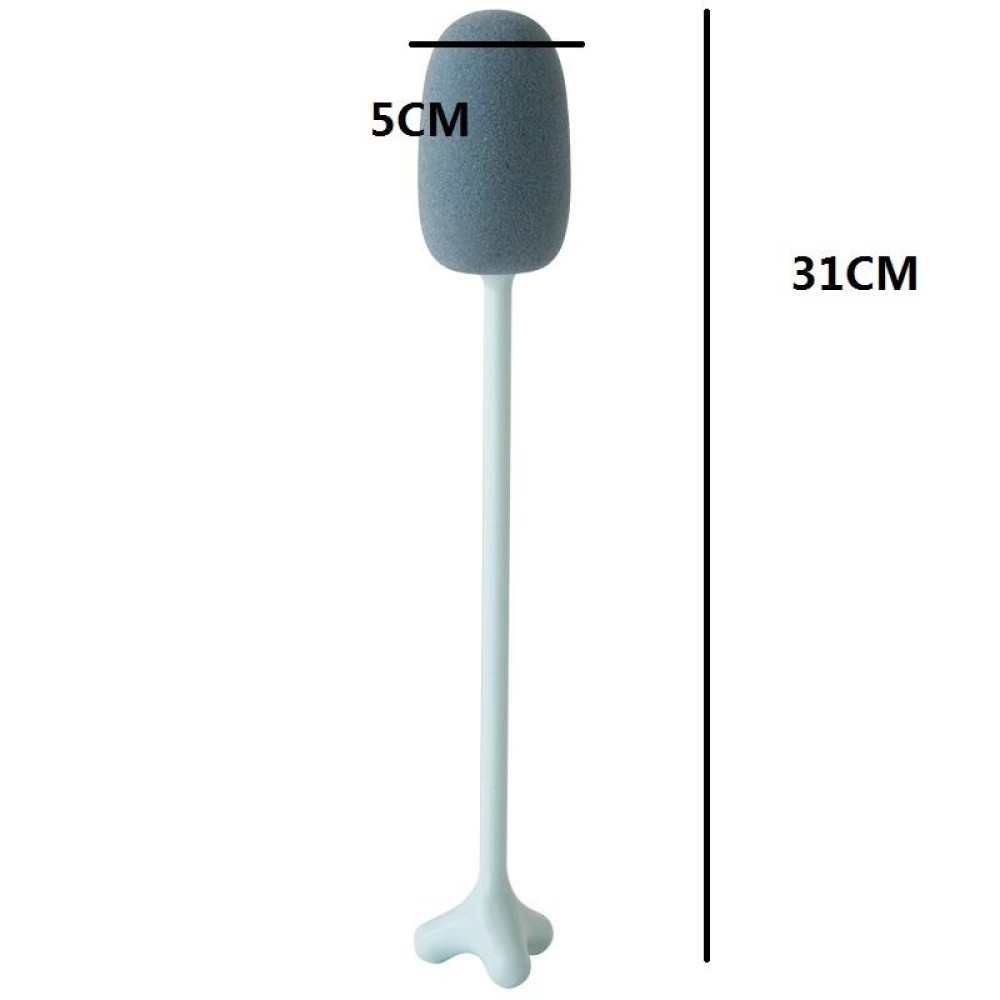 3 PCS Long Handle Vertical Cup Brush Baby Bottle Sponge Cleaning Brush, Length: 31cm(Blue)