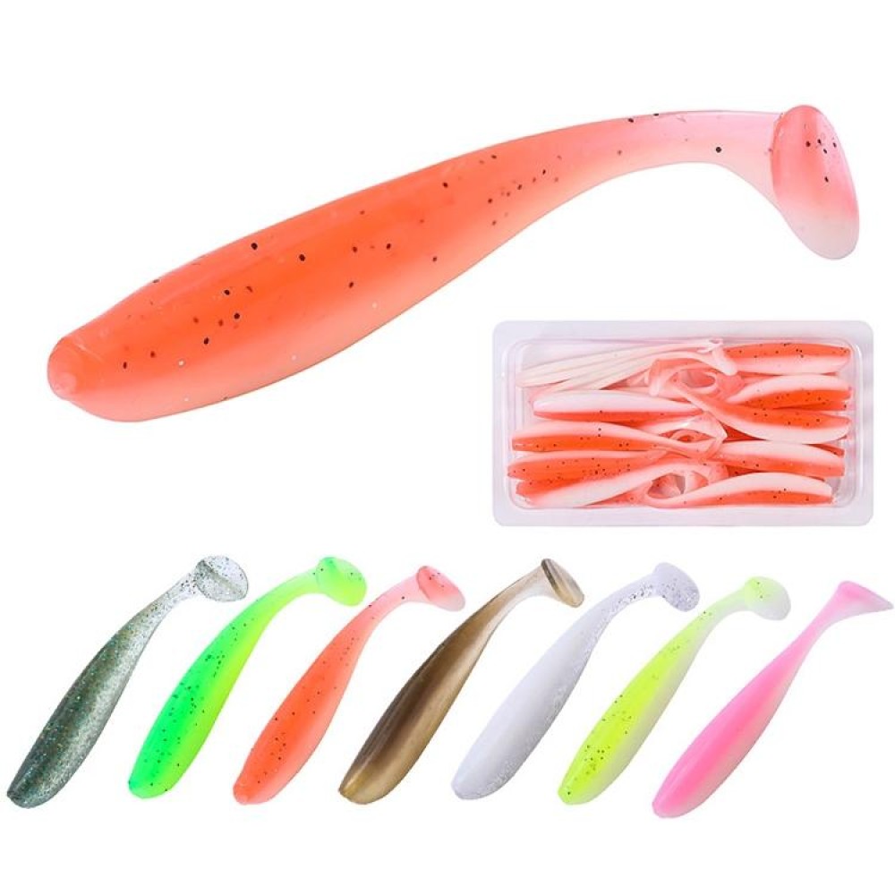 Simulated Fishing Lures Two-Color T-Tail Soft Lures Bionic Sea Fishing Lures, Colour: 2