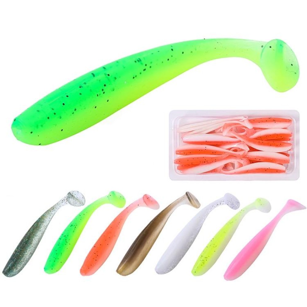 Simulated Fishing Lures Two-Color T-Tail Soft Lures Bionic Sea Fishing Lures, Colour: 3