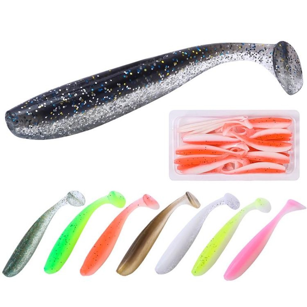Simulated Fishing Lures Two-Color T-Tail Soft Lures Bionic Sea Fishing Lures, Colour: 11